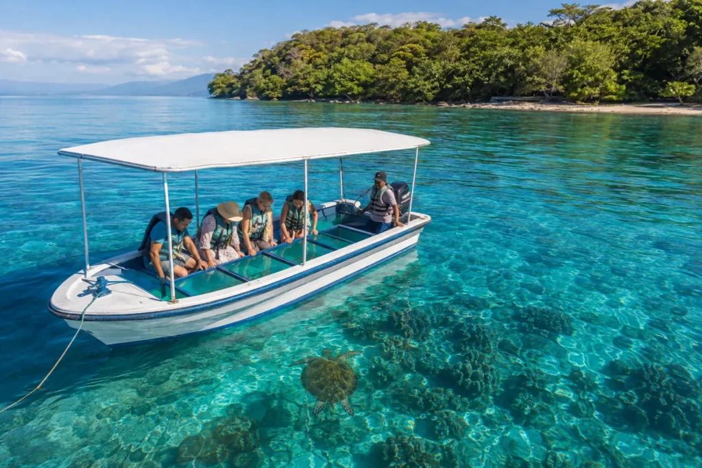 Glass Bottom Boat & Turtle Island with Balivana